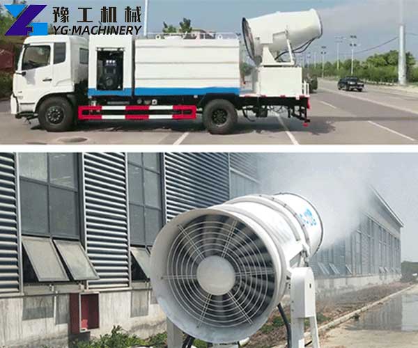 Use of Dust Control Water Turck