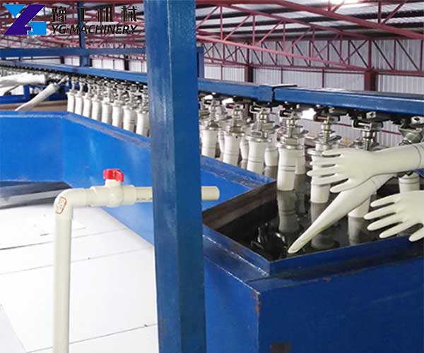 rubber hand gloves manufacturing machine