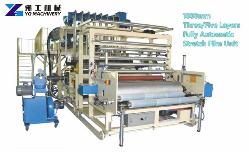 1000mm Three/Five Layers Fully Automatic Stretch Film Unit