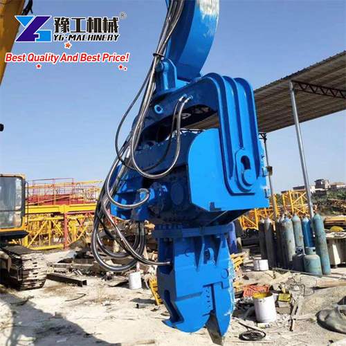 Vibratory Pile Driver for excavator