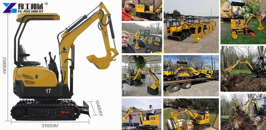 1Ton Excavator Digger For Sale Price