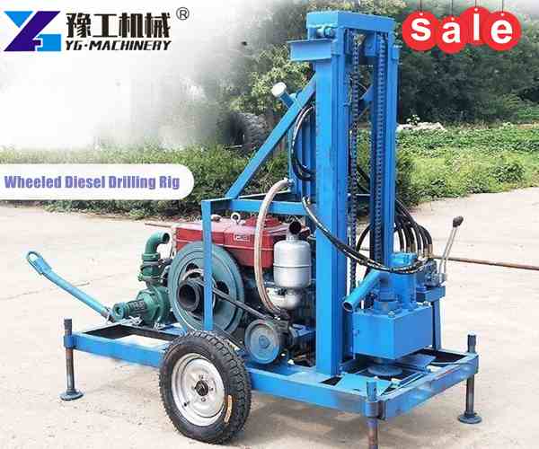 small diesel well drilling machine