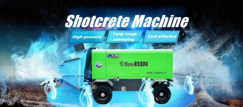 Shockcrete Machine YG-90 Shotcrete Machine for Sale: Efficient Concrete Application