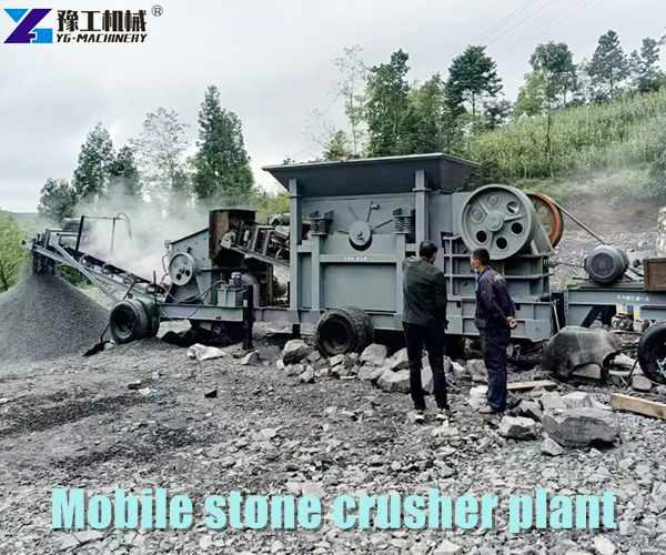 Mobile stone crusher for sale