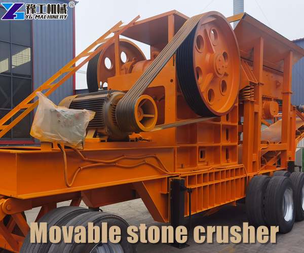 mobile stone crushing machine