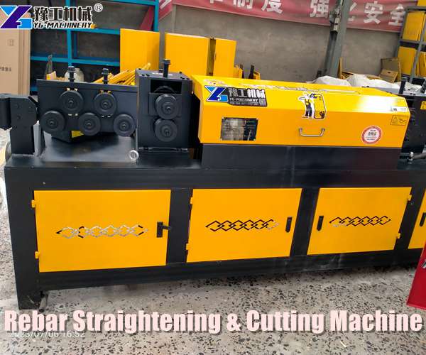 steel bar straightening and cutting machine