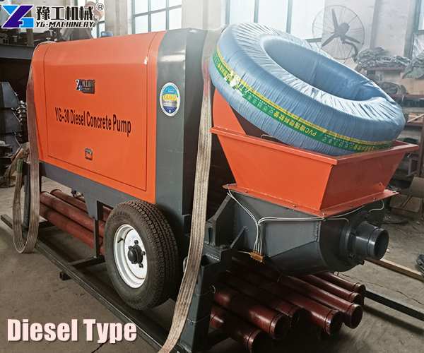 small portable concrete pump