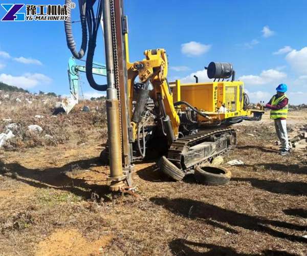 Hydraulic Solar Pile Driver For Photovoltaic 