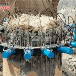 concrete pile cutting machine