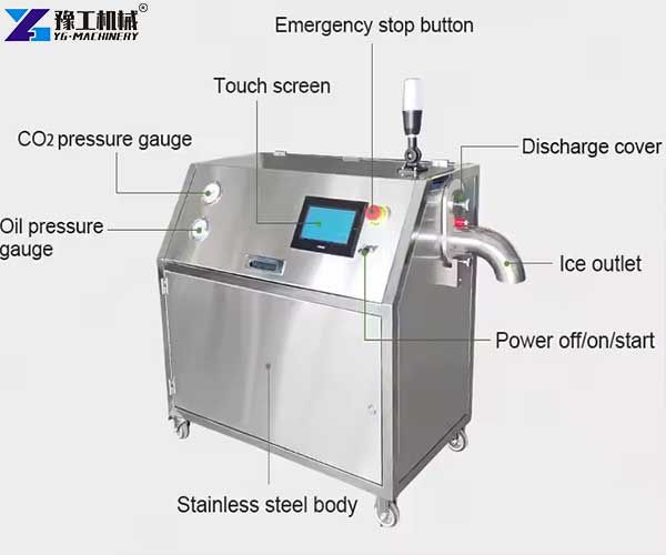 dry ice manufacturing machines structure