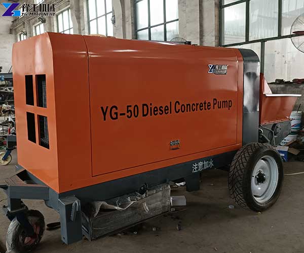 YG 50 diesel concrte pump