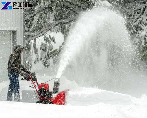 sidewalk snow sweeper usage