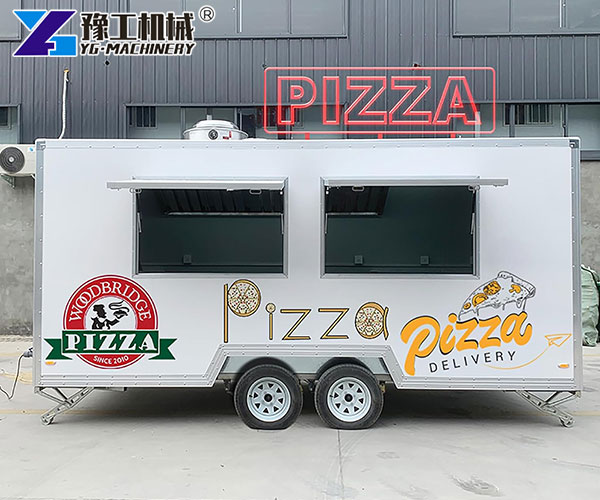 Mobile Pizza Trailer with Custom Branding
