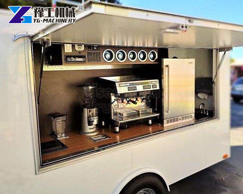 Premium Espresso Machines Inside the Coffee Trailer