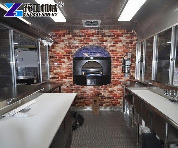 Spacious Interior Layout for Pizza Trailer