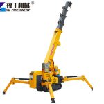 2 Ton Mini Crawler Crane glass installation project