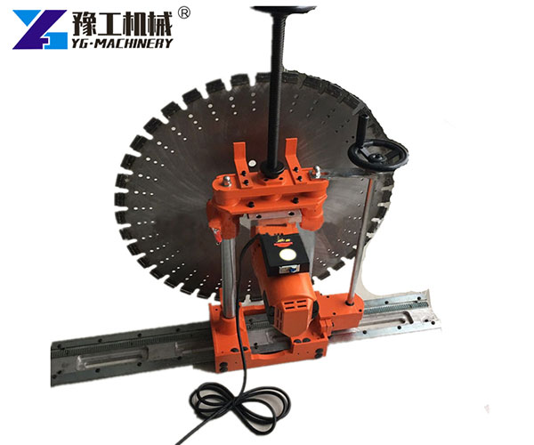 Concrete wall saw cutting machine for demolition