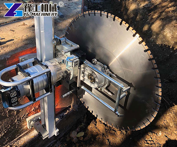 High precision concrete wall saw cutting machine
