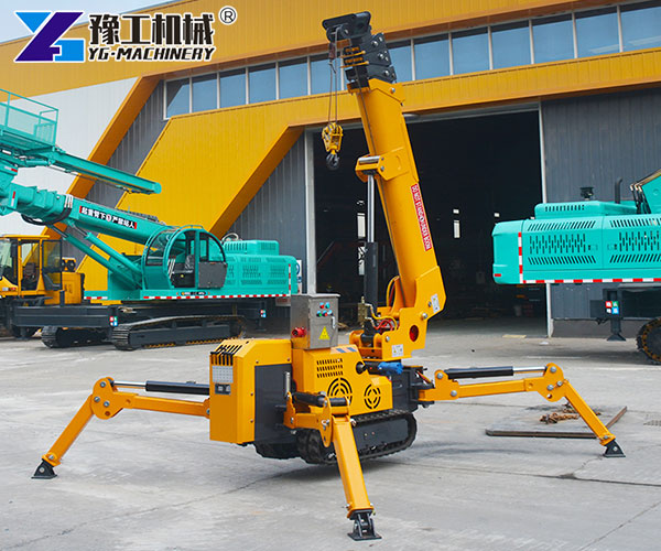 The 2-ton crawler crane price is affordable