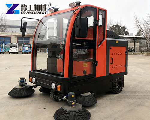 YG industrial floor sweeper cleaning workshop