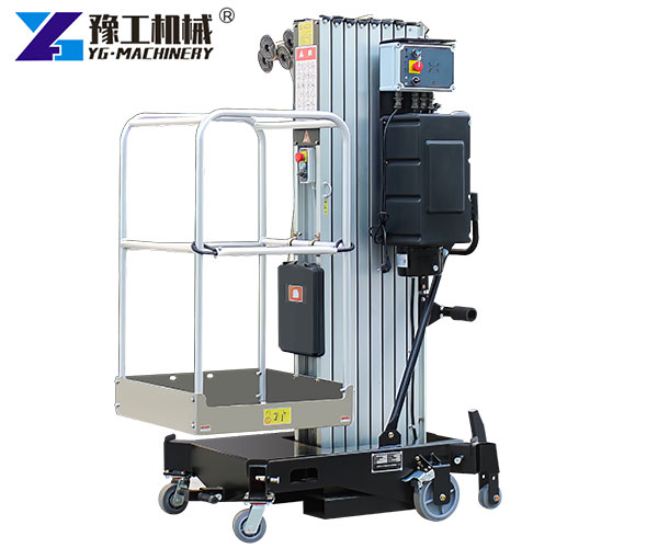 Aluminum aerial lift for indoor repair