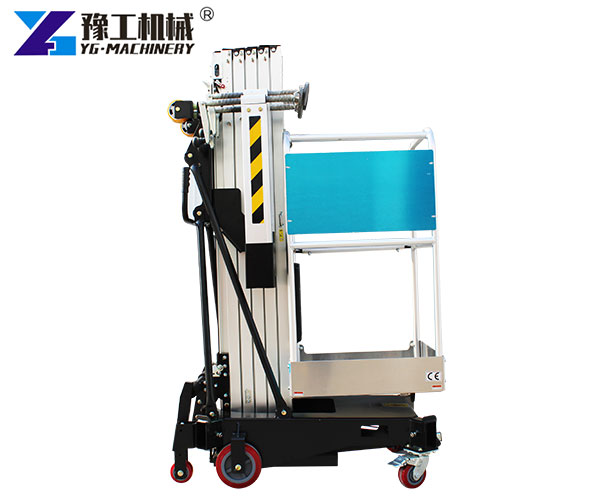 Aluminum aerial lift lightweight design