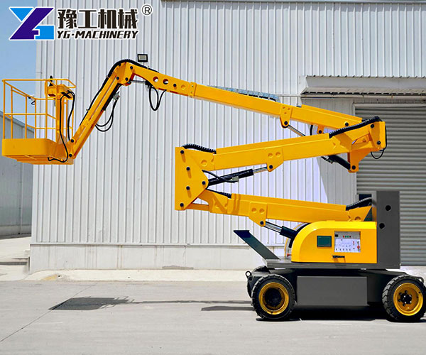 Boom lift equipment for building jobs