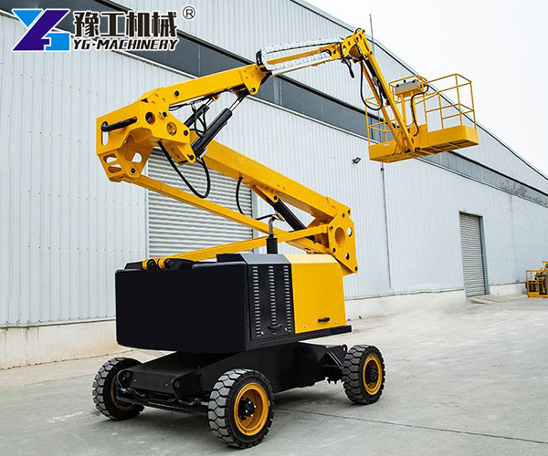 Boom lift equipment with long reach