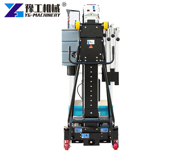 Compact aerial lift indoor operation