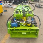 Underwater cleaning robot removing silt underwater