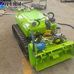 Underwater dredging robot removing sludge