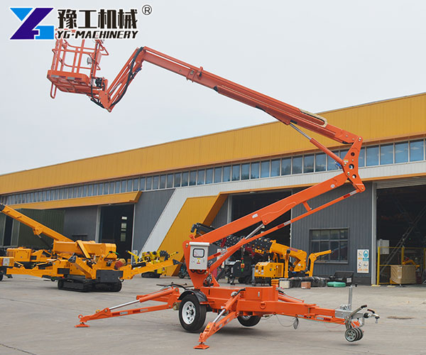 articulated boom lift equipment high reach