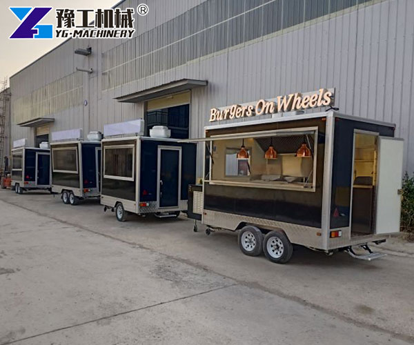 Burger trailer global shipping