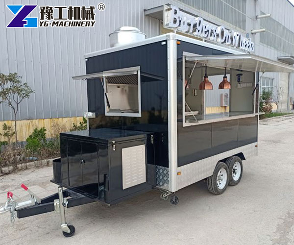 Custom Hamburger food trailer for Sale