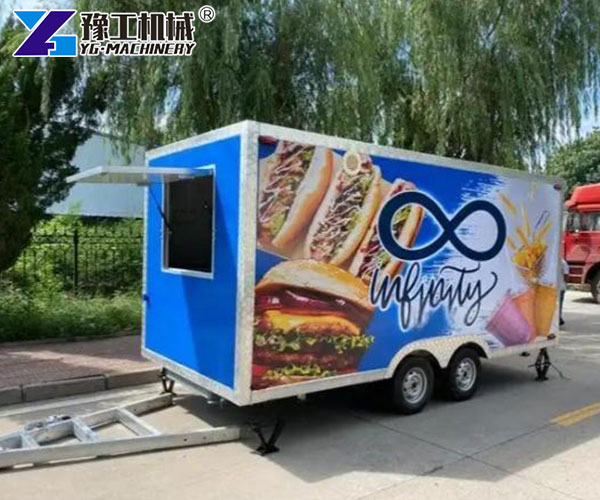 Mobile burger food trailer