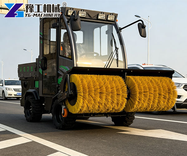 municipal snow cleaning machine for towns