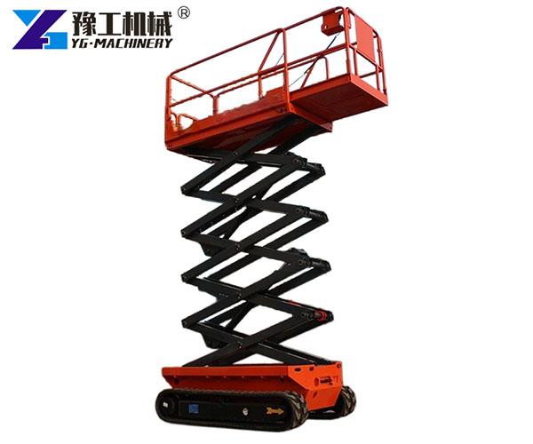 Portable scissor lift for aerial job