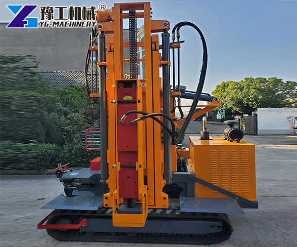 Photovoltaic Pile Driver On Ground Solar Farm