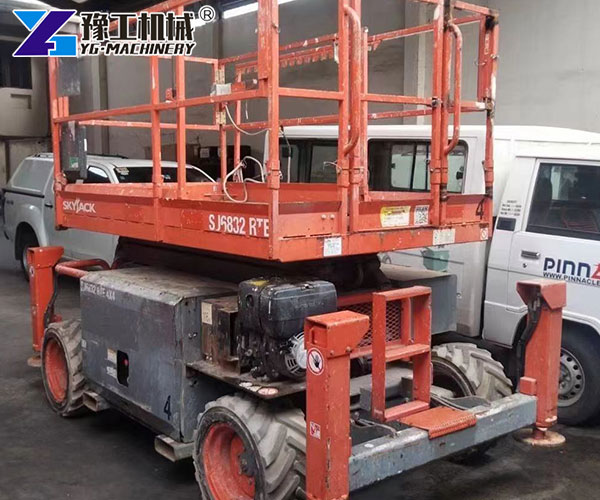diesel scissor lift for outdoor work