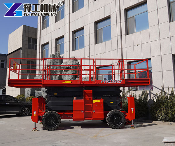 heavy-duty construction scissor lift platform