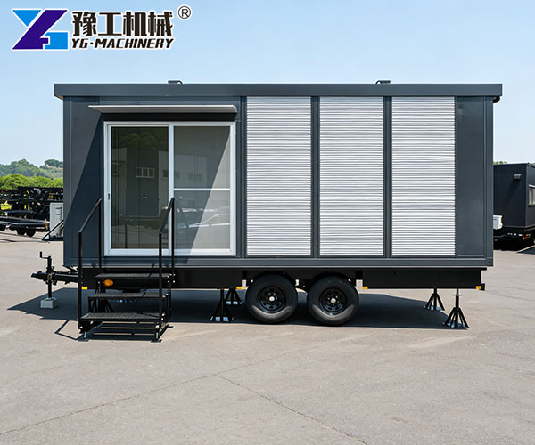 mobile container house on wheels housing